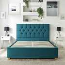 CL Boutique Emerald Double Ottoman Bedframe - British product