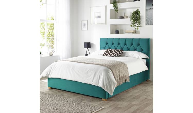 CL Boutique Superking Ottoman Bedframe in Emerald - British product