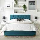 CL Boutique Superking Ottoman Bedframe in Emerald - British product