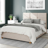 Aspire ottoman bedframe in natural superking size - British product