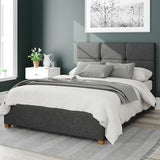 Aspire ottoman bedframe in charcoal superking - British product