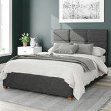 Aspire ottoman bedframe in charcoal superking - British product