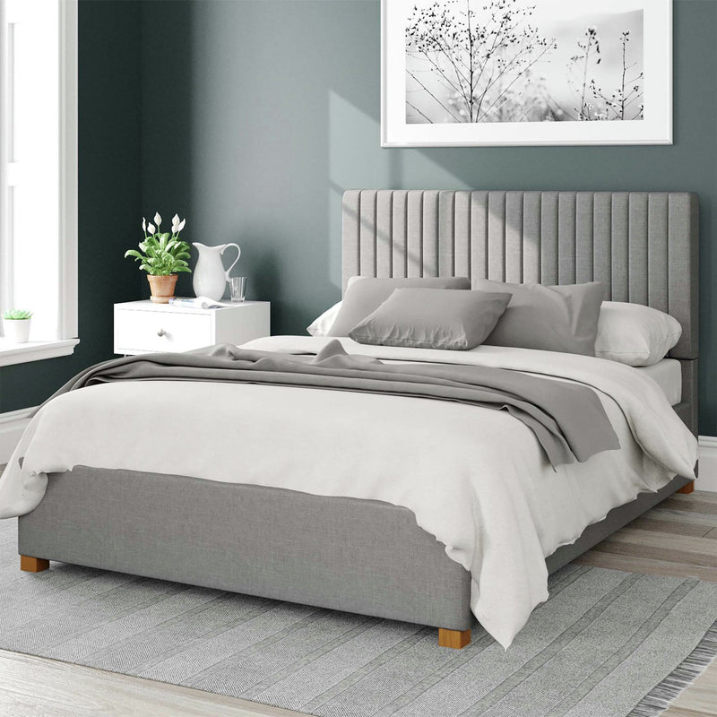 Aspire Ottoman Bed Frame Grey Kingsize - British product
