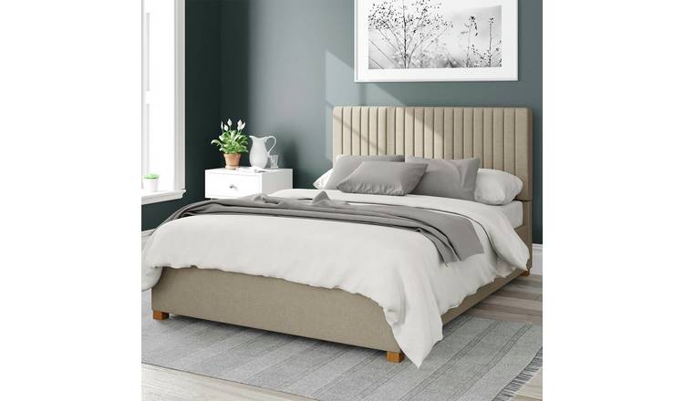 Aspire Double Ottoman Bedframe Natural - British product