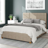 Aspire Double Ottoman Bedframe in Mink - British product