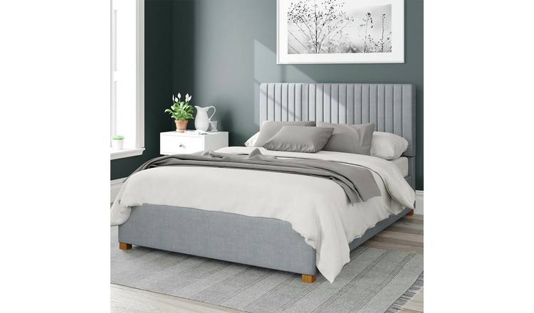 Aspire Kingsize Ottoman Bedframe in Sky Blue - British product