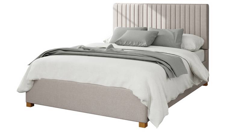 Aspire Superking Ottoman Bedframe in Off White - British product