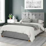 Aspire Double Ottoman Bedframe in Grey - British product