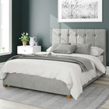 Aspire Hepburn Velvet Kingsize Ottoman Bedframe in Duck Egg - British product