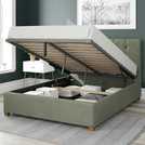 Aspire Hepburn Double Ottoman Bedframe in Duck Egg - British product