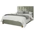 Aspire Hepburn Double Ottoman Bedframe in Duck Egg - British product