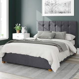 Aspire Double Ottoman Bedframe in Steel - British product