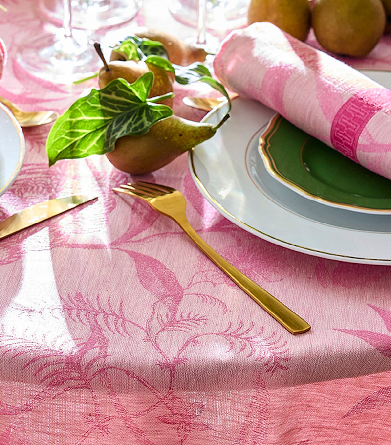 Le Jacquard Français linen tablecloth À L'Orangerie 175cm x 320cm, UK version