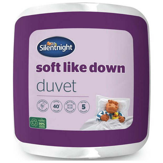 Silentnight 10.5 Tog Soft Like Down Double Duvet (British brand)