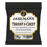 Jakemans Throat & Chest Lozenges Menthol 12 x 73g, UK version