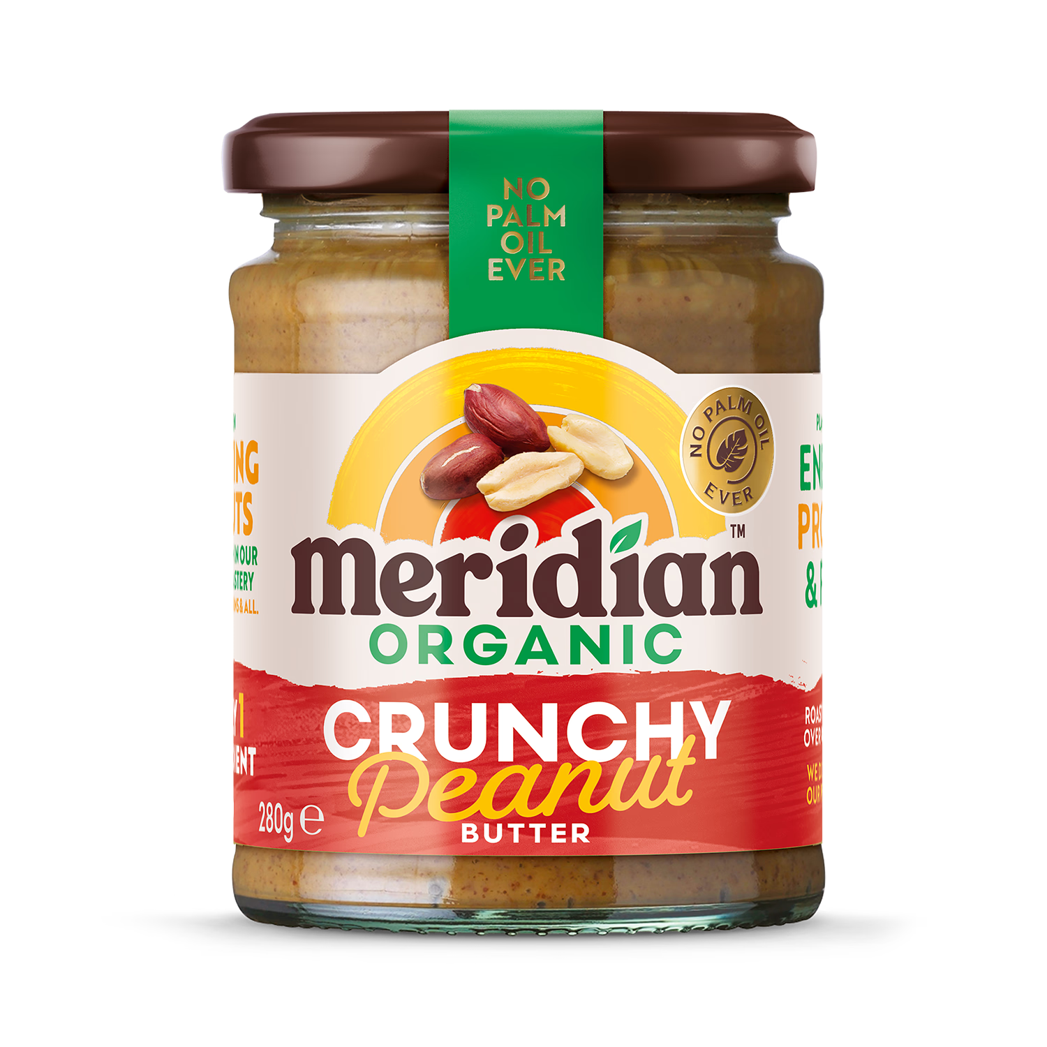 Meridian Organic Crunchy Peanut Butter 280g