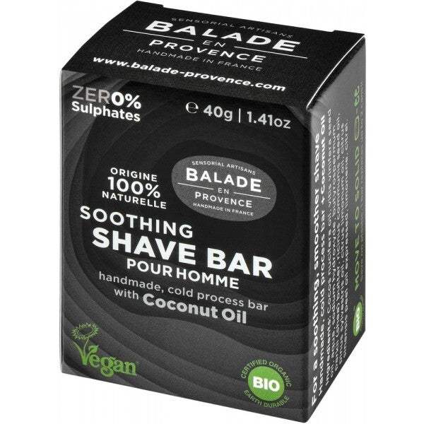 Balade en Provence soothng shave bar for men 40g - British product