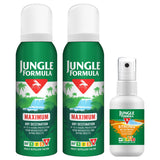Jungle Formula insect repellent 2x125ml and 1x60ml, UK version