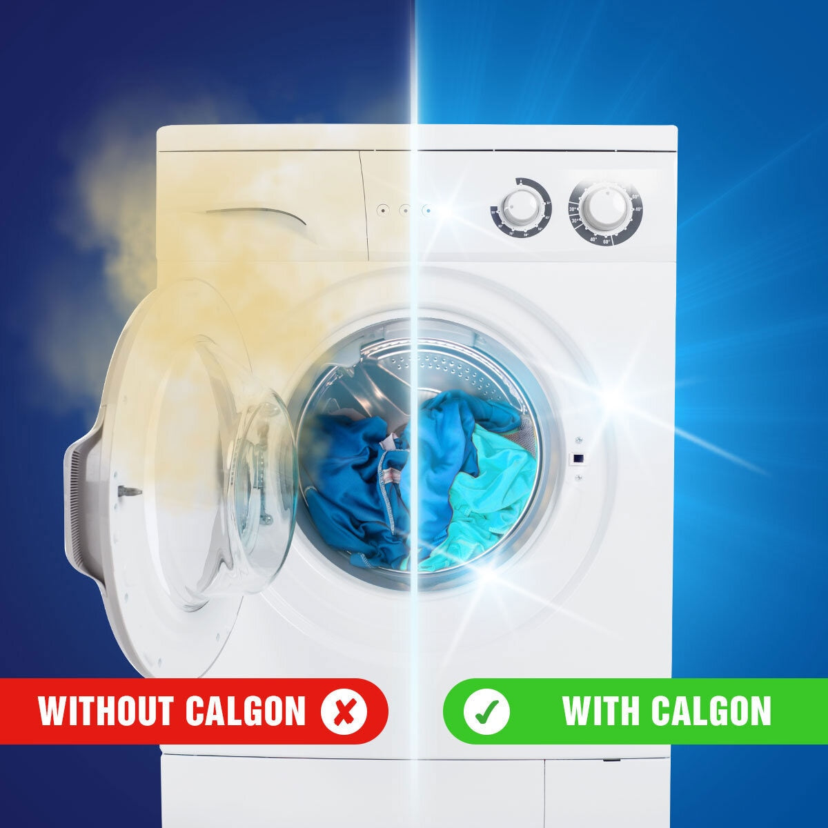 Calgon antibacterial washing machine gel 2.25L - British product