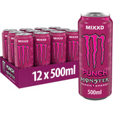 Monster Energy Drink Punch 500ml x 12, imported from the UK