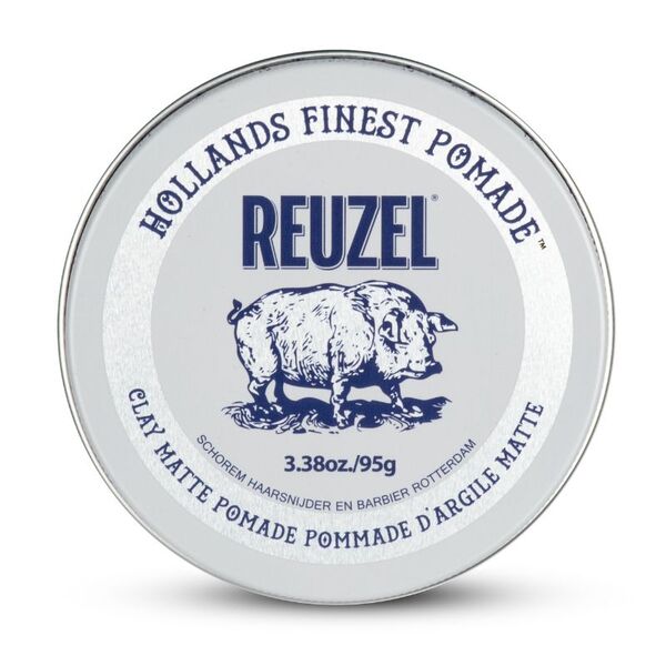 Reuzel Matte Clay Pomade Medium Hold 95g, imported from the UK