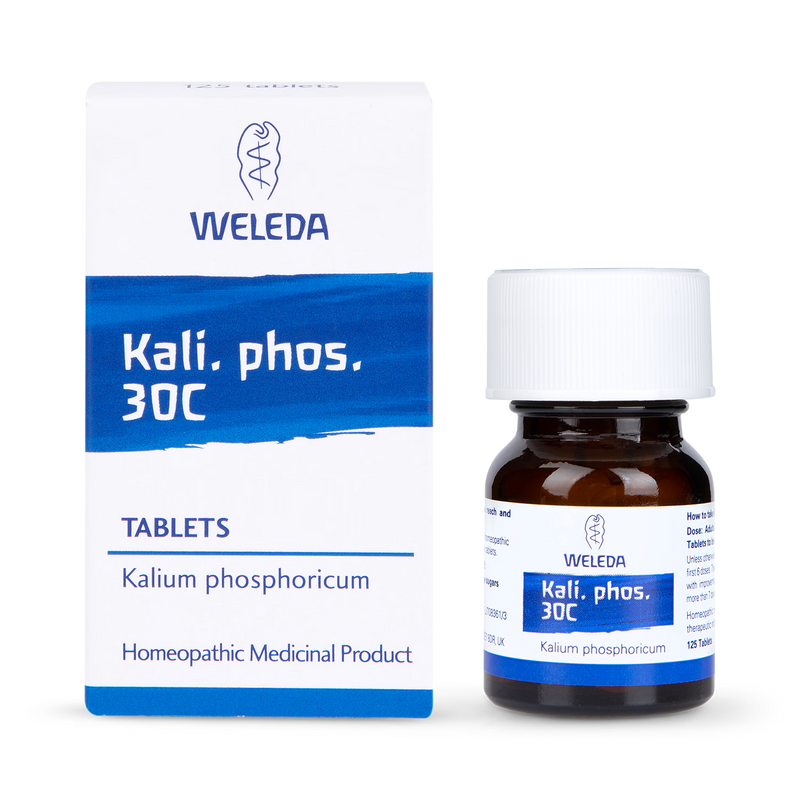Weleda Kali Phos 30c homeopathic tablets 125 (British brand)