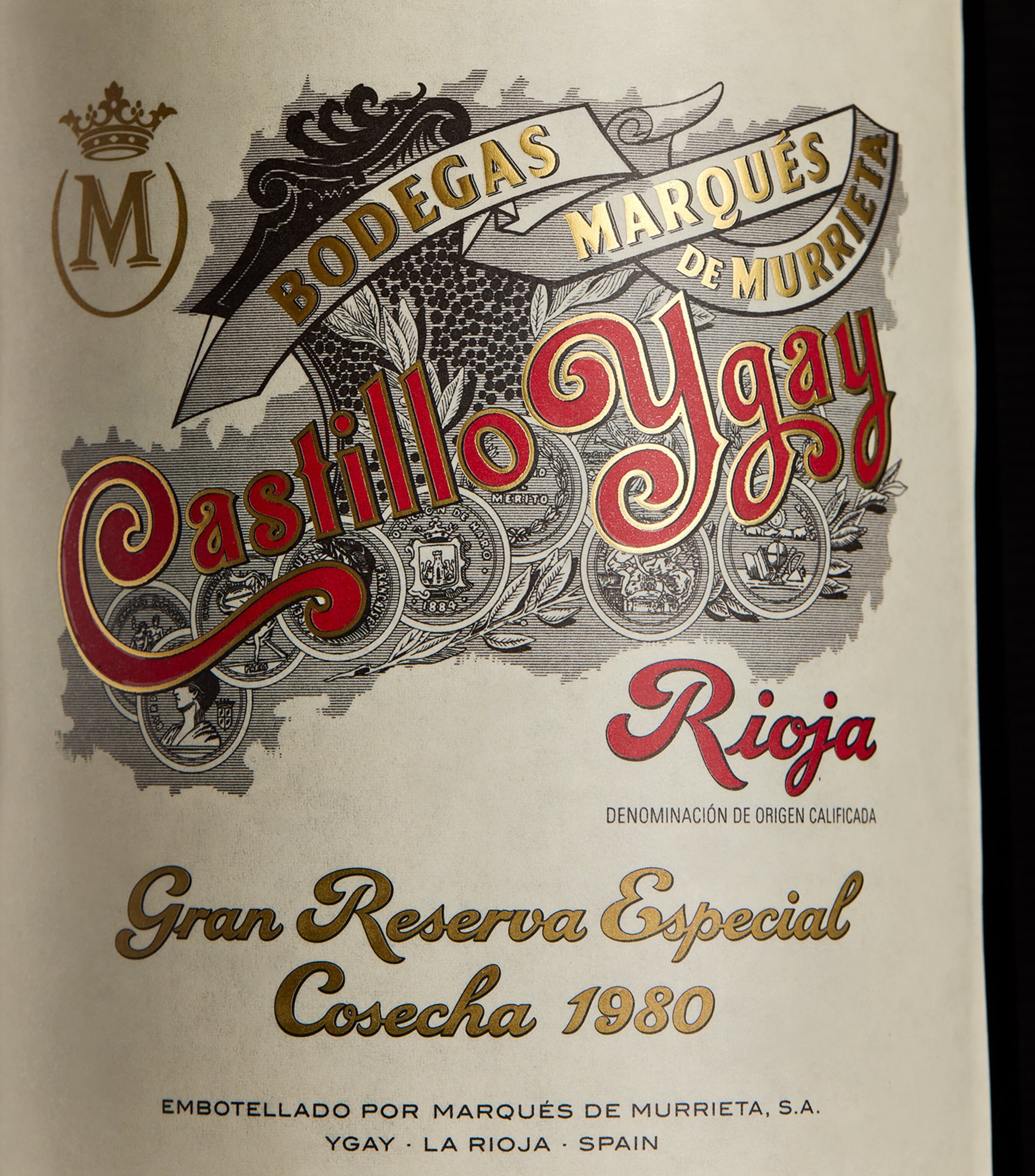 Murrieta Castillo Ygay 1980 Rioja wine Magnum 1.5L, imported from the UK