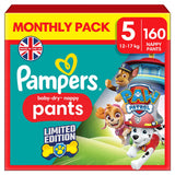 Pampers Baby Dry Nappy Pants Paw Patrol Size 5, imported from the UK