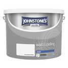 Johnstone's wall and ceiling matt paint Brilliant White 10L, UK version