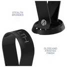 STEALTH black gaming headset stand with base, 24cm deep (British brand)
