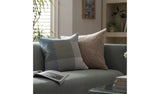 Habitat gingham check cushion sage green 43x43cm, UK version