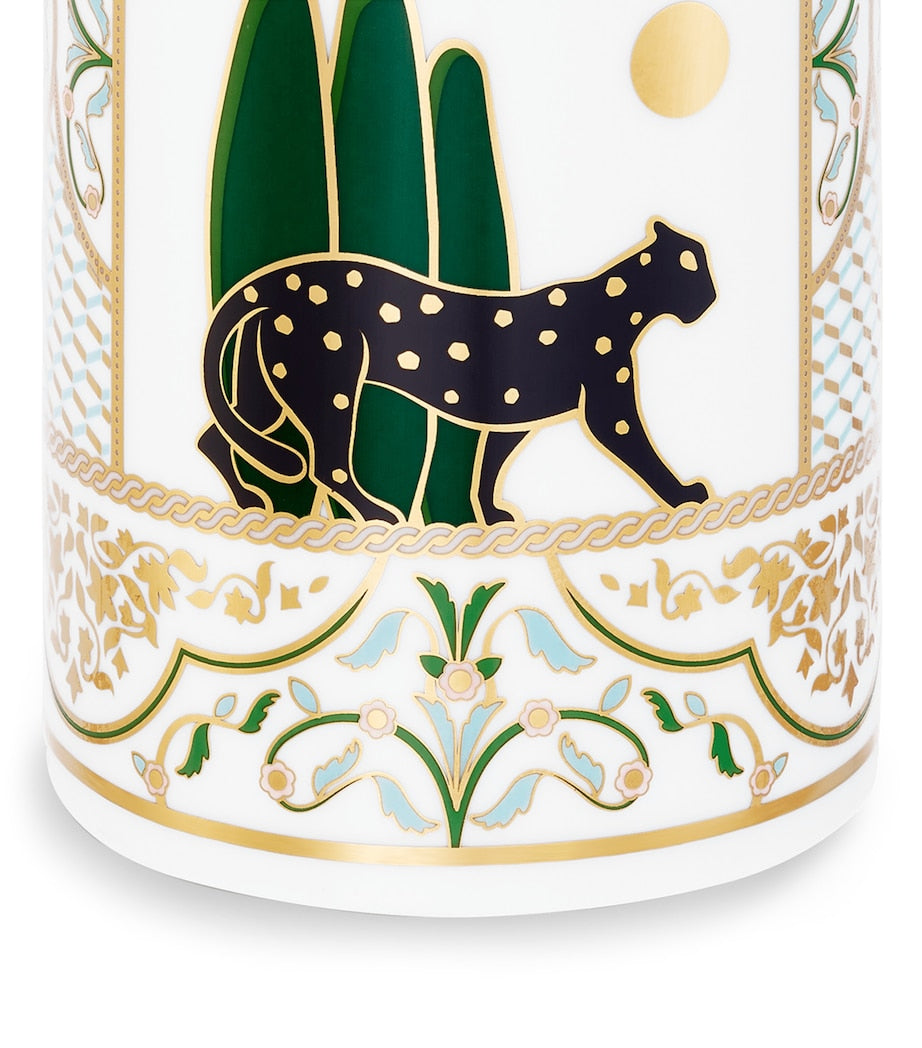 Cartier medium Panthère porcelain vase 22cm - British product