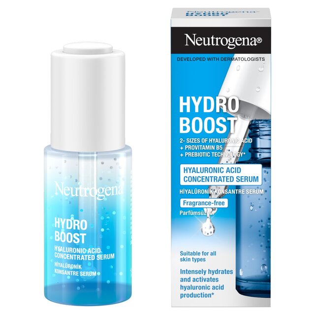 Neutrogena Hydro Boost Hyaluronic Acid Concentrated Serum   15ml - McGrocer