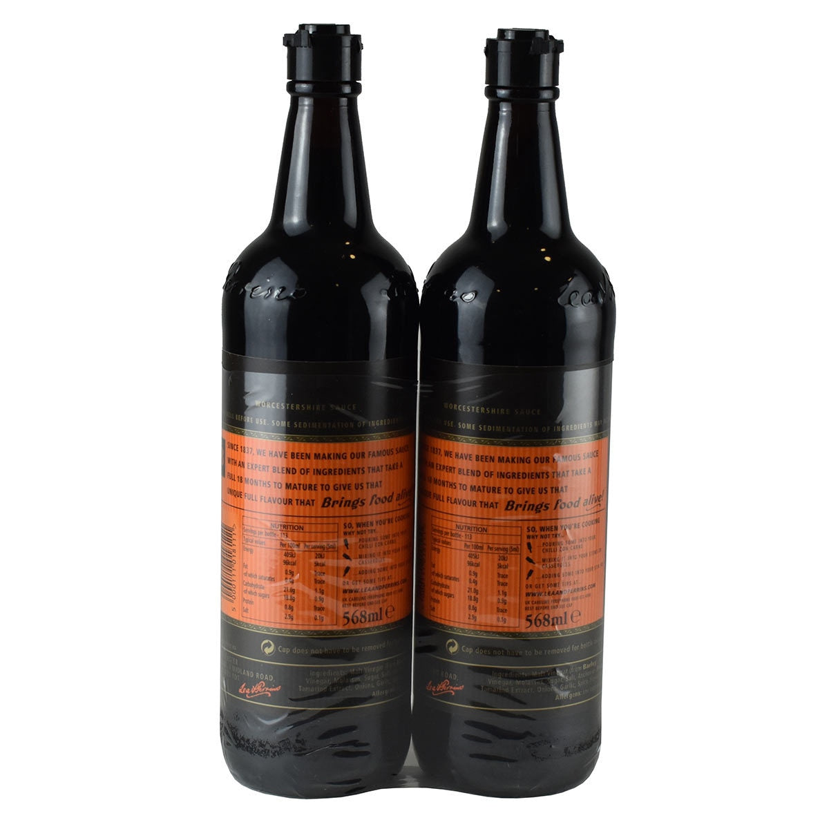 Lea & Perrins Worcestershire Sauce, 2 x 568ml