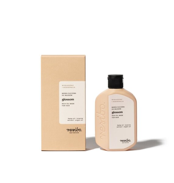 Resibo Glossom hair oil mask 100ml, imported from the UK