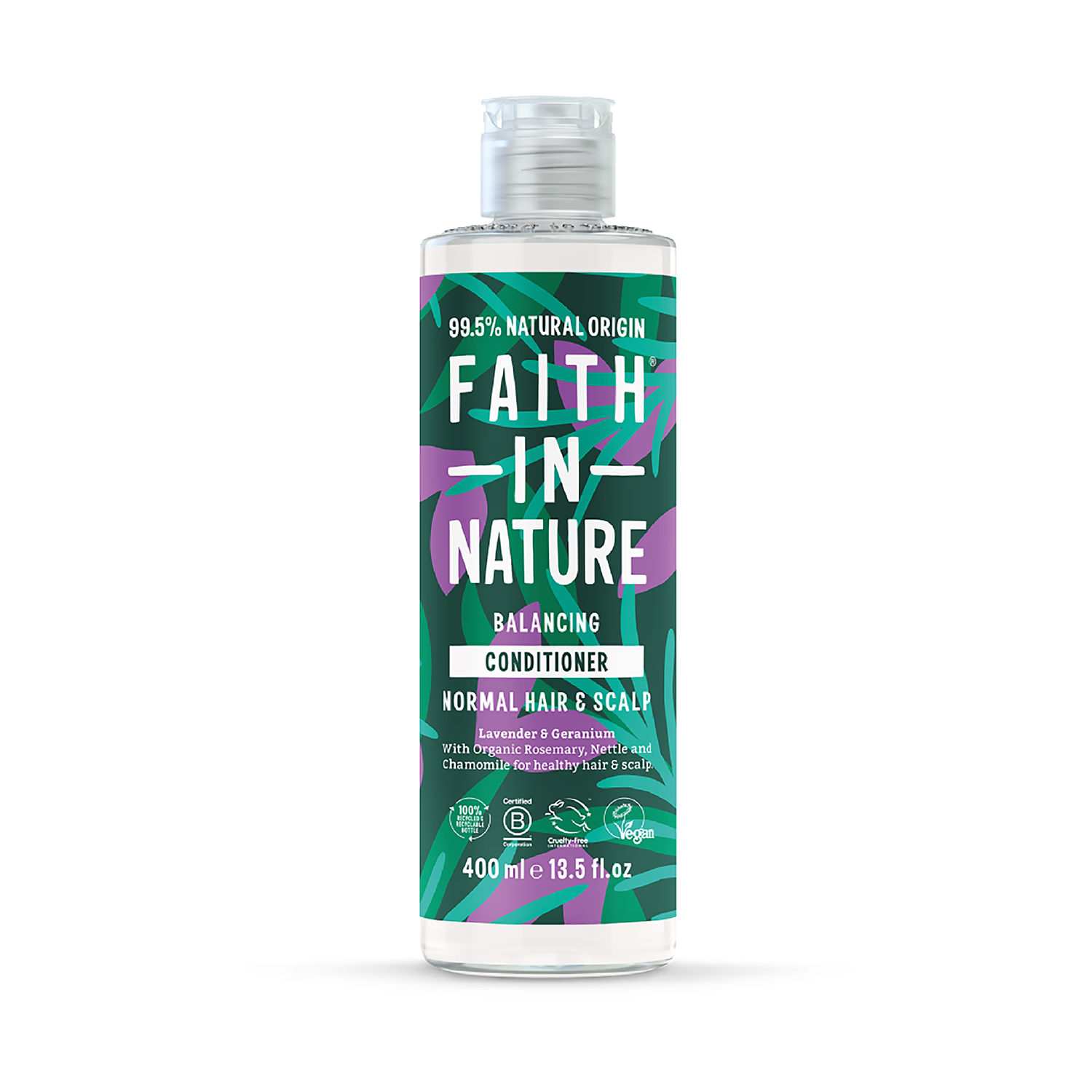 Faith in Nature Lavender Geranium Conditioner - 500ml Aluminium