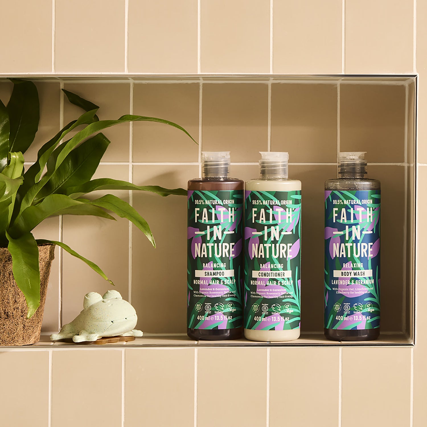 Faith in Nature Lavender Geranium Conditioner - 500ml Aluminium