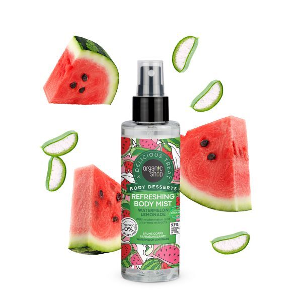 Organic Shop body mist watermelon lemonade 200ml, imported from the UK