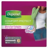 Depend women's incontinence underwear large 54 pack - British product