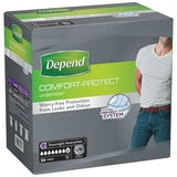 Depend disposable incontinence pants for men in large extra large size, 54 pack - British product