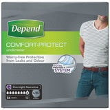 Depend disposable incontinence pants for men in large extra large size, 54 pack - British product