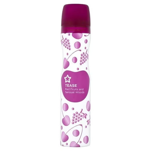 Superdrug Tease body spray 75ml (British brand)