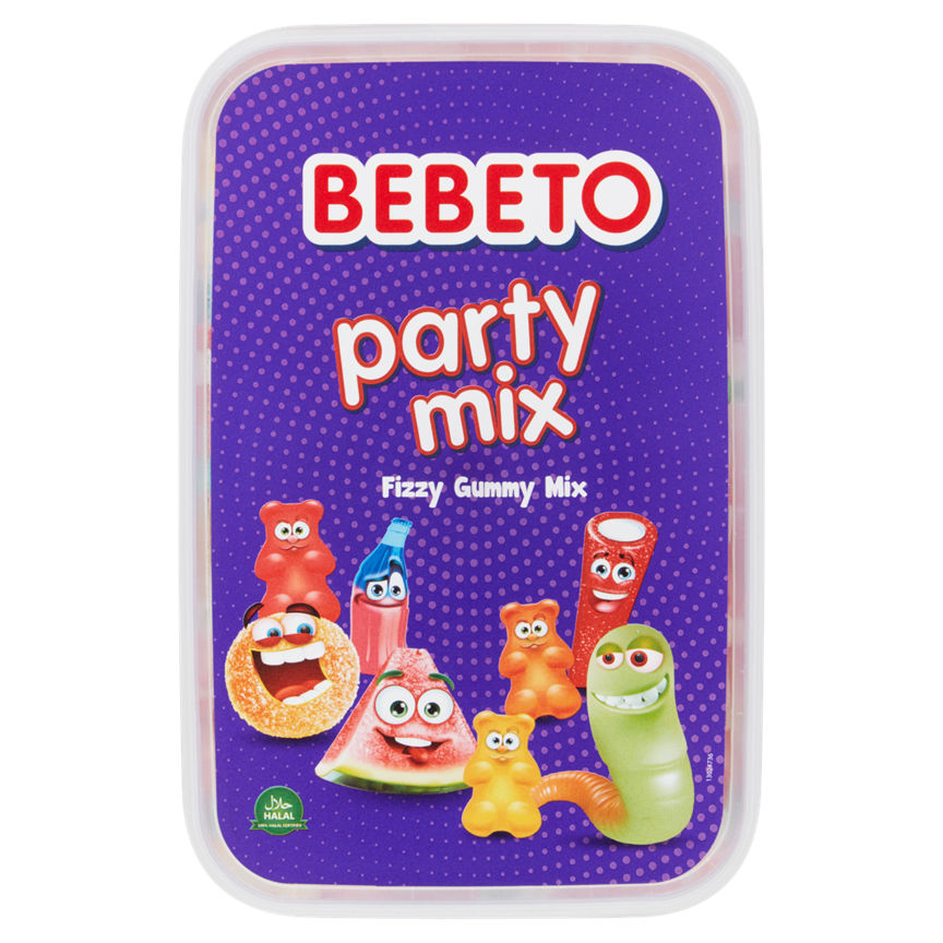 Bebeto Fizzy Gummy Sweets Party Mix Tub - McGrocer