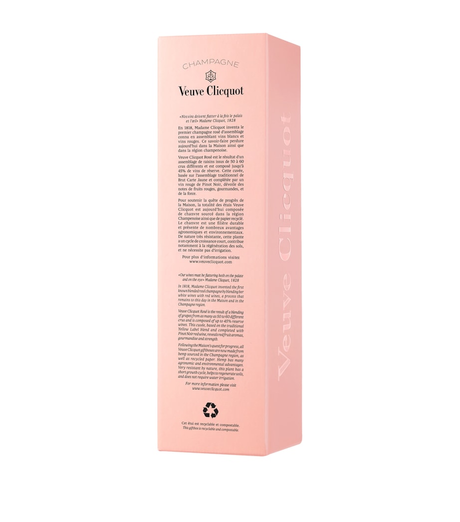 Veuve Clicquot Rosé Non-Vintage Champagne 75cl (British brand)