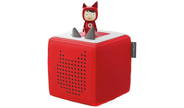 tonies Red Toniebox with Creative Tonie children's audio player (British brand)