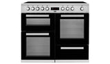 Beko electric range cooker stainless steel 100cm - British product