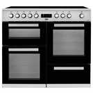 Beko electric range cooker stainless steel 100cm - British product