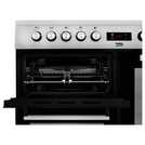 Beko electric range cooker stainless steel 100cm - British product