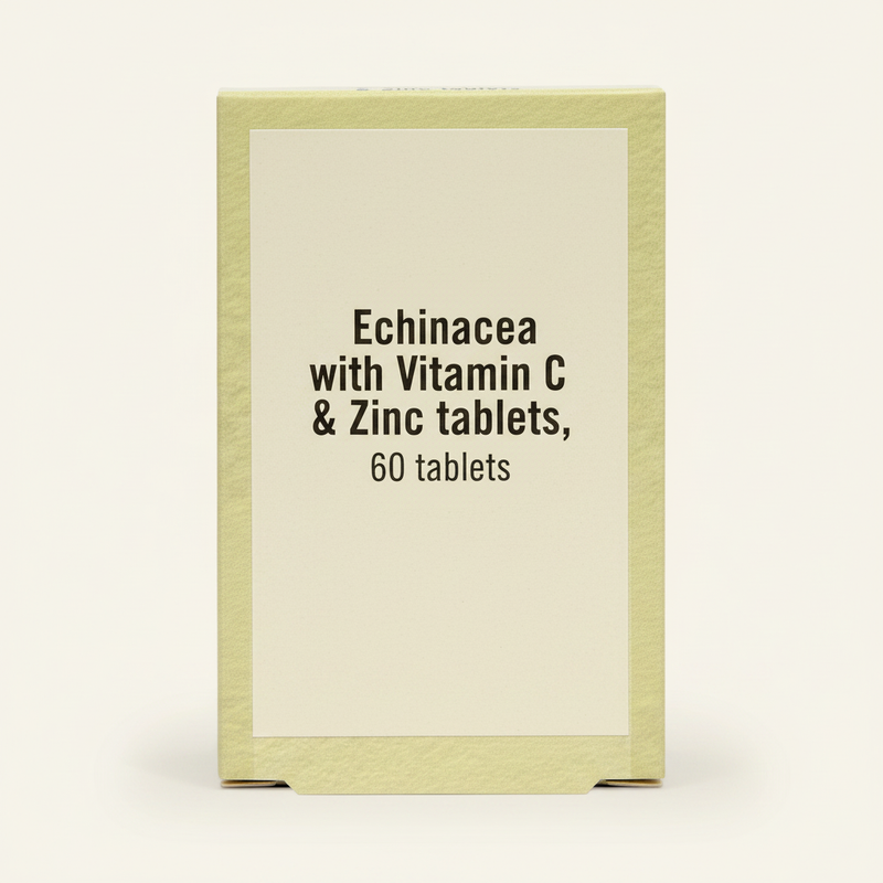 Holland & Barrett Echinacea Vitamin C Zinc Tablets 60 - British product