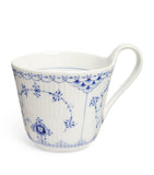Royal Copenhagen Blue Fluted Half Lace mug, imported from the UK